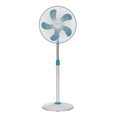 Polycab Optima Mini 400 mm Pedestal Fan with Superior Air Delivery 100 Copper Motor and 2 years warranty Blue 