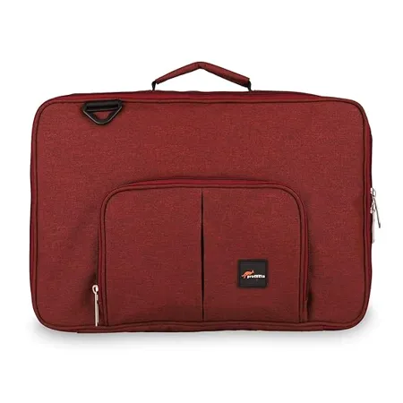 Protecta Mastermind Slim Profile Laptop Briefcase Bag with Organiser Designed for Laptops Up to 39 62cm 15 6 Inch Red
