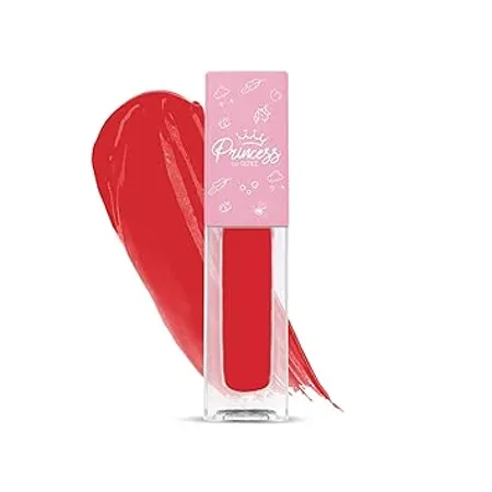 RENEE Princess Twinkle Lip Gloss Cherry Red 1 8ml for Pre Teen Girls Enriched With Jojoba Oil Shea Butter Lightweight Glossy Non Sticky Formula