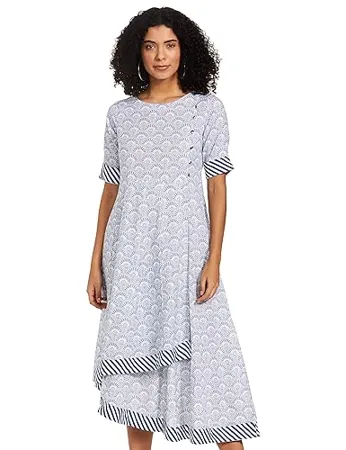 Rangriti Women s Cotton A Line Maxi Dress