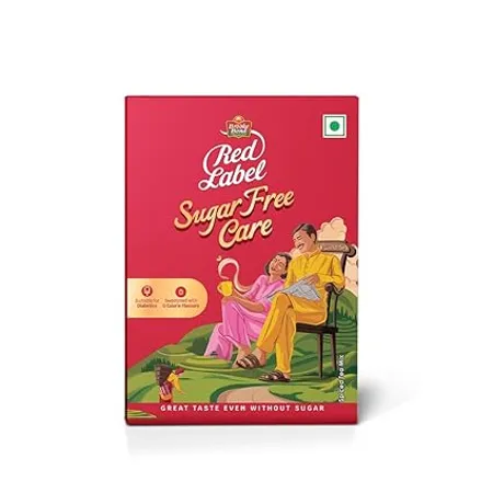 Red Label Sugar Free Care Great Taste of Tea even without Sugar Suitable for Diabetics Sweetened with 0 calorie flavours 250g