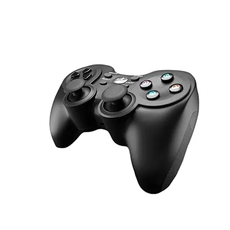 Redgear Elite v2 Wireless Gamepad with 2 4GHz Wireless Technology 2 Digital triggers 2 Analog Sticks Integrated Dual Intensity Motor for PC Black 