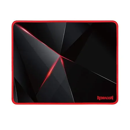 Redragon Capricorn P012 Gaming Mousepad with Stitched Edges Premium Textured Mouse Mat Non Slip Rubber Base Mousepad for Laptop Computer PC 12 8 x 10 x 0 11 Inches