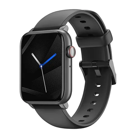  Refurbished DIZO Watch D2 Power by realme TechLife Large 1 91 Superlight Single Chipset Bluetooth Calling Smartwatch with Smart Swipe 150 Stylish Watch Faces and 10 Day Battery Classic Black 