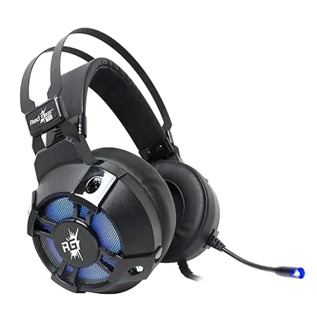  Refurbished Redgear Cosmo 7 1 Gaming Wired Over Ear Headphones With Mic Black Blue