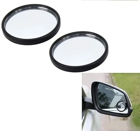 SARTE Blind Spot Mirror Round HD Glass Convex Wide Angle Rear View Side Mirror For All Universal Vehicles Car Truck Suv Pack of 2 