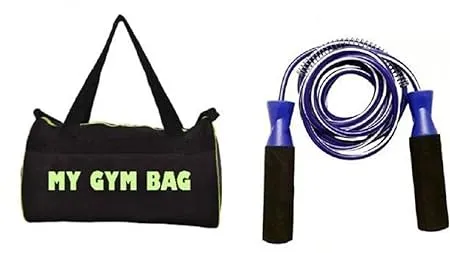 SIMRAN SPORTS Home Gym Accessories Gym Bag with Skipping Rope