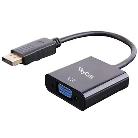SKYCELL VGA to HDMI Converter Adopter Cable 1080P for Computer Laptop TV Preojectors Black