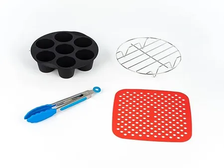 SOLARA Air Fryer and OTG Accessories Set of 4 Pcs Compatible with Air Fryer Cooking Capacity 2 5L and Above 