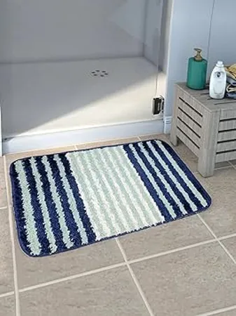 STATUS Micro Milange Super Water Absorbed Bath Mat 38x58 cm Blue 