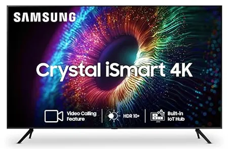 Samsung 108 cm 43 inches Crystal iSmart 4K Ultra HD Smart LED TV UA43CUE60AKLXL Black 