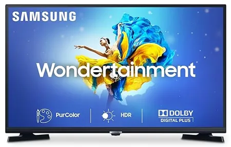 Samsung 80 cm 32 Inches Wondertainment Series HD Ready LED Smart TV UA32T4340BKXXL Glossy Black 
