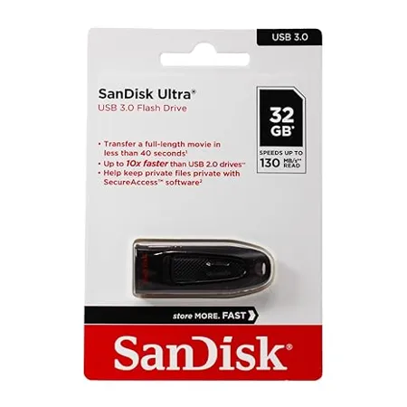 SanDisk Ultra SDCZ48 032G U46 32GB USB 3 0 Flash Drive