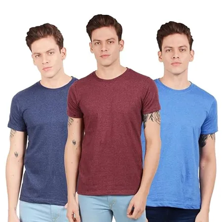 Scott International Men s Regular Fit T Shirt Pack of 3 