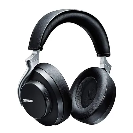 Shure AONIC 50 Bluetooth Wireless Over Ear Headphones with Mic Black SBH2350 BK EFS 