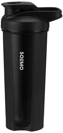 Solimo Sipper Bottle Leak Proof Ergonomic Design for Handling Black 750 ml Polypropylene Pack of 1