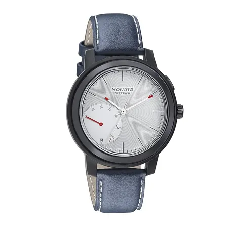 Sonata Stride Pro Analog White Dial Men s Watch 7132PL01 7132PL01