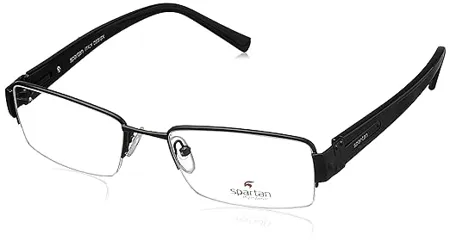 Spartan Half Rim Rectangular Unisex Spectacle Frame SP537 C01 52 