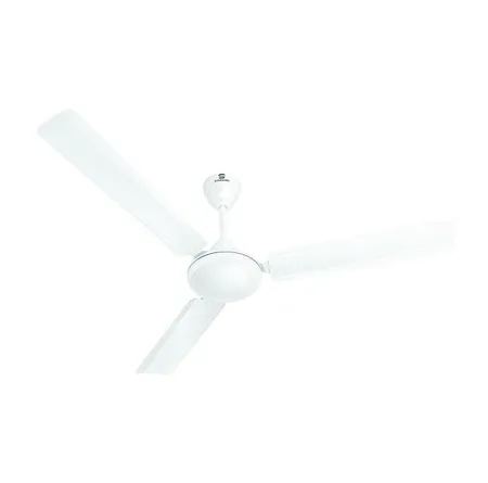 Standard ZOE Energy Saver 1200mm Ceiling Fan Elegant white High speed 390 r min RPM 15 Wider Air Delivery