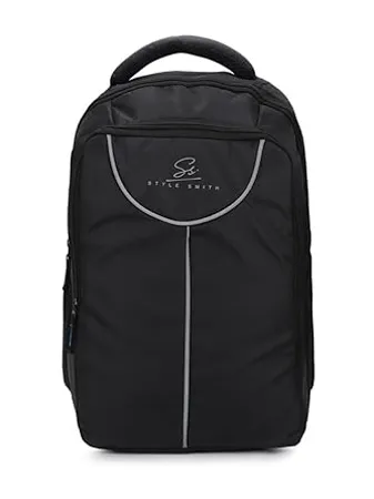 Style Smith Blue Polyester Backpack Bag