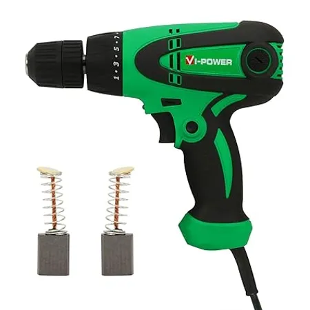 Suzec VI Power 350W 220V 50Hz 10 mm Screw Driver Drill with LED VP 1003D Green 