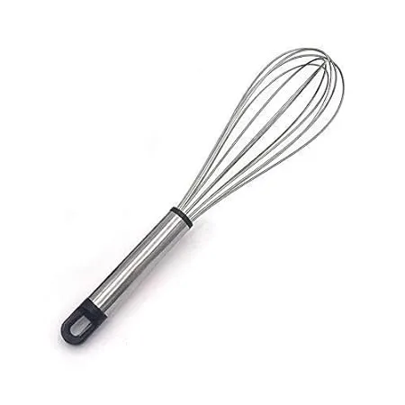 T TOPLINE Stainless Steel Utility Whisk Dishwasher Safe Mixing Balloon Whisk Mixer for Cooking Blending Whisking Beating Stirring 9 Wire Milk and Egg Beater Blender Wisk with Hanging Hook