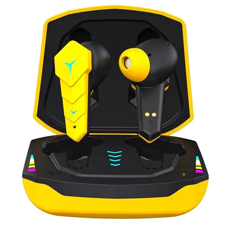 TAGG Rogue 200Gt Gaming Bluetooth Truly Wireless in Ear Earbuds with Mic 45Ms Low Latency for Gaming Dual with Enc for Best Calling Made for Comfort Gaming Yellow