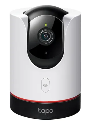 TP Link Tapo C225 4MP 2K QHD 1440p Pan Tilt WiFi SecuritySmart AI Camera Indoor CCTV Starlight Sensor Night Vision Alexa and Google Home Compatibility No Hub Required SD Storage