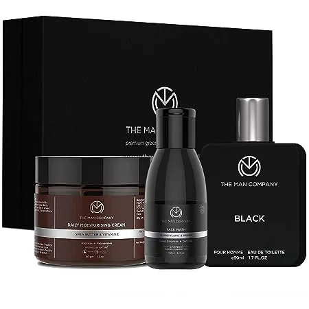 The Man Company Groom and Style Kit with De Tan Face Care Kit Perfume for Men