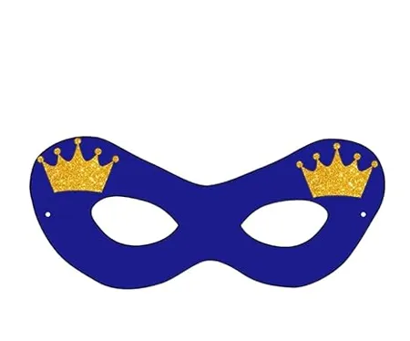 The Party Shoppy Royal Prince Theme Birthday Party Supplies Eye Mask Pack of 10 