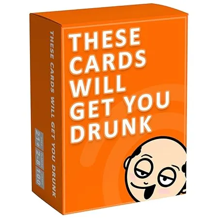 These Cards Will Get You Drunk Fun Adult Drinking Game for Parties Multicolor