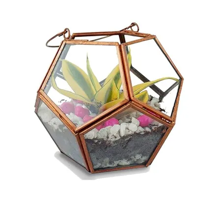 TrustBasket Geometric Terrarium Multicolour 