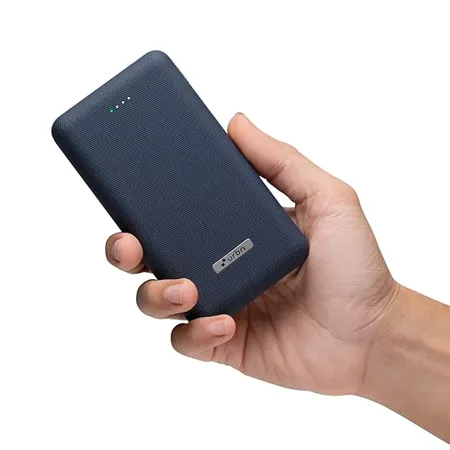 URBN 20000 mAh Lithium Polymer 22 5W Super Fast Charging Ultra Compact Power Bank with Quick Charge Power Delivery Type C Input Output Made in India Type C Cable Included Blue 
