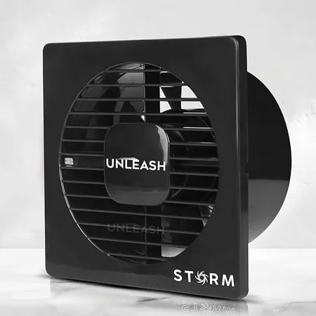 Unleash Storm 6 inch 150MM Cut Out Size Exhaust Fan For Kitchen Exhaust Fan For Bathroom Kitchen Exhaust Fan Bathroom Exhaust Fan Ventilation Fan Axial Fan With 2 years Warranty