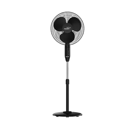 V Guard Esfera STS N Pedestal Fan 1350 RPM 40 cm 400mm Sweep ABS Body 2 Year Warranty Black 