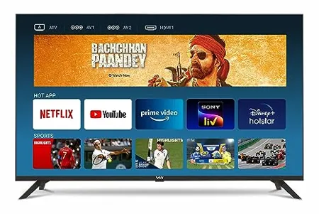 VW 80 cm 32 inches Frameless Series HD Ready Android Smart LED TV VW32S Black 