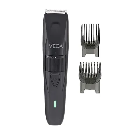 Vega P1 Battery Powered Beard Trimmer for Men with 160 Mins Runtime 40 Length Settings VHTH 25 Multicolour