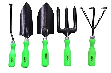 Visko 603 5 Pc Garden Tool kit Green Handle 