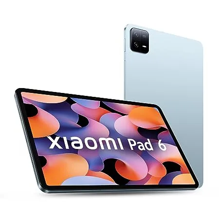 Xiaomi Pad 6 Qualcomm Snapdragon 870 144Hz Refresh Rate 8GB 256GB 2 8K Display 11 inch 27 81cm 1 Billion Colours Dolby Vision Atmos Quad Speakers Wi Fi Mist Blue