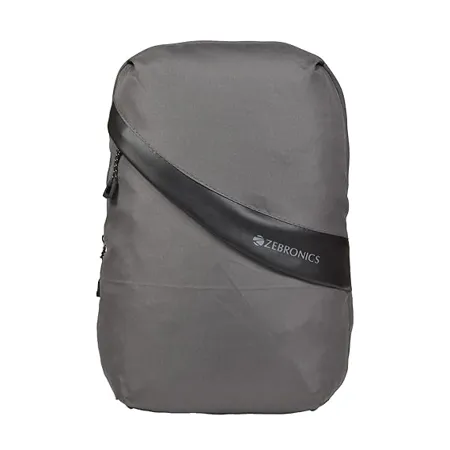 ZEBRONICS Camp1 14 Liters 1 Compartment Laptop Backpacks Fit Up to 15 6 inch Laptop Polyester Fabric Office Use and Mini Business Travel Bags Grey 