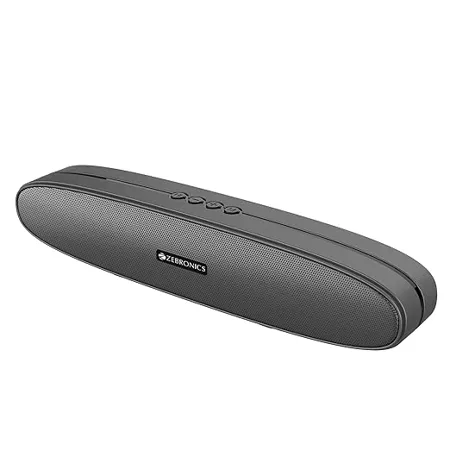 ZEBRONICS Newly Launched Astra 30 Portable Bluetooth Speaker with 14W Output Power TWS Function Dual Passive Radiator Dual 52mm Drives FM AUX USB mSD Black 
