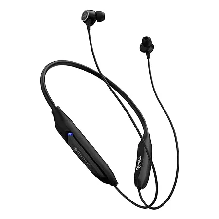 ZEBRONICS Yoga N3 with 46 Hours Backup Bluetooth v5 2 Wireless Neckband ENC Calling Gaming Mode Upto 50ms Voice Assistant Dual Pairing Splash Proof and Type C Black 
