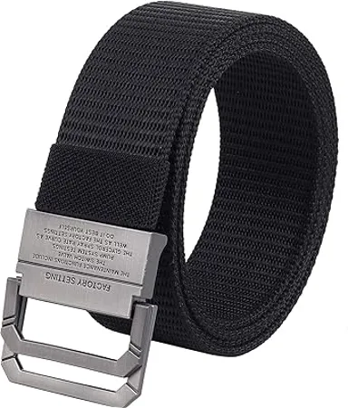 ZORO Double Ring Nylon Woven Fabric Belt for Men NB 610 Fits on up to 40 Inches Waist Size