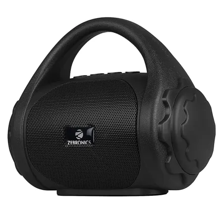 Zebronics ZEB COUNTY 3W Wireless Bluetooth Portable Speaker With Supporting Carry Handle USB SD Card AUX FM Call Function Black 