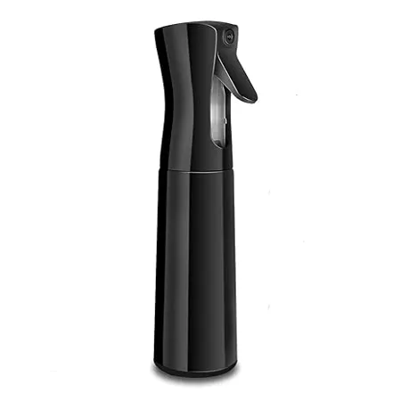 Zomoza Hair Water Bottle Spray Mister Continuous Pressurized 360 Misting Stylist Sprayers for Barber Black