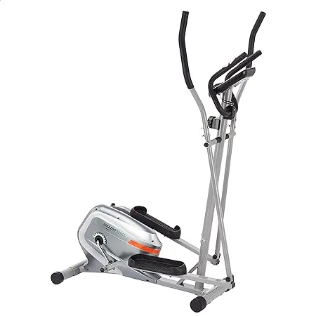 amazon basics Magnetic Elliptical Cross Trainer With 8 Resistance Levels 5 Kg Flywheel Max Weight 100 Kg