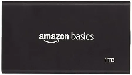 amazon basics Portable 1TB SSD USB 3 2 Gen 2x2 20Gbps Type C Read Speed up to 2000MB s
