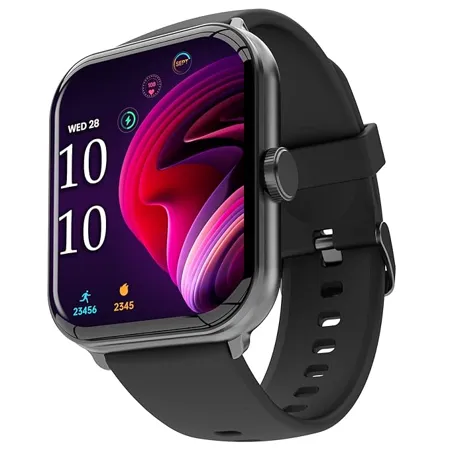 beatXP Marv Super Smart Watch 2 0 HD Display Ezy Pair Bluetooth Calling AI Voice Assitance Upto 7 Day Battery 200 Watchfaces 100 Sports Modes SpO2 Sleep Monitoring Electric Black 