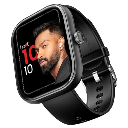 boAt Wave Sigma Smartwatch with 2 01 HD Display Bluetooth Calling Coins DIY Watch Face Studio 700 Active Modes HR SpO2 Monitoring Energy and Sleep Scores IP67 Active Black 