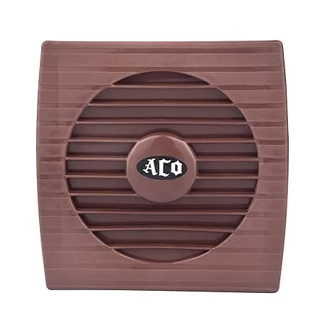 ACO Ventilating Exhaust Fan 10AP for Home Bathroom and Kitchen 100mm 100 Copper Motor Brown 